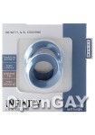 Infinity - L and XL Cockring - Blue (Shots Toys - Mjuze)