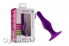 Butt Plug with Suction Cup - Medium - Purple 