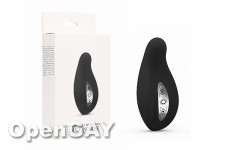 Rechargeable 7 Speed Silicone Lay-On Vibe - Black 